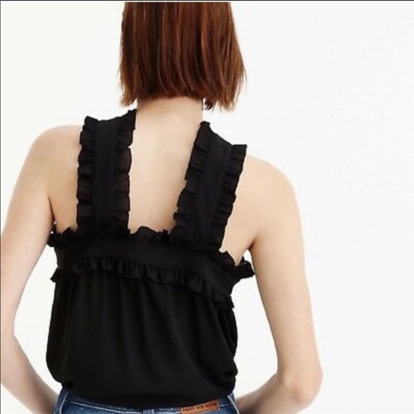 NWOT JCREW RUFFLE TOP - Picture 3 of 6